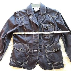 LOFT Sport blazer Jacket. Navy blue. Sz 4.